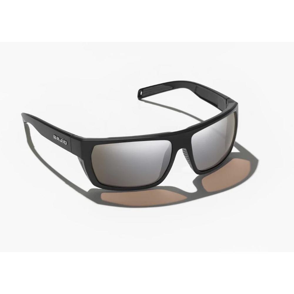 Bajio Palometa Sunglasses Polarized in Black Matte with Silver Plastic